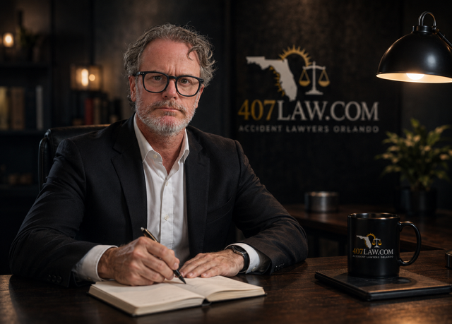 407LAW attorney at his desk